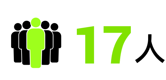 17人